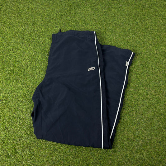 00s Reebok Piping Joggers Blue XL