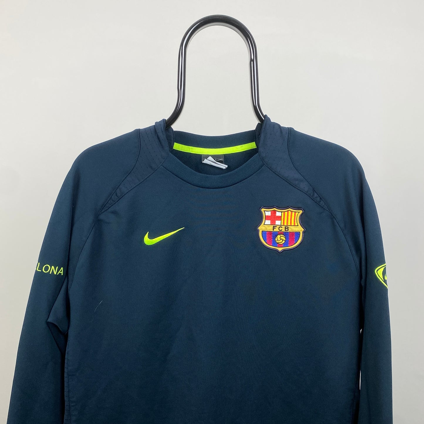 00s Nike Barcelona Sweatshirt Blue Medium