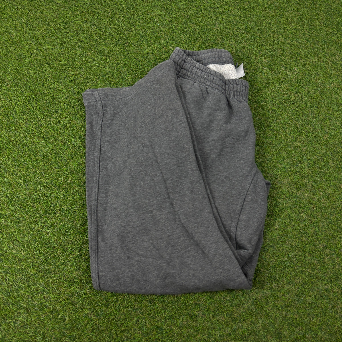 00s Nike Wide Leg Cotton Joggers Grey Small