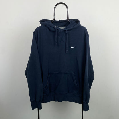 00s Nike Heavyweight Hoodie Blue Large