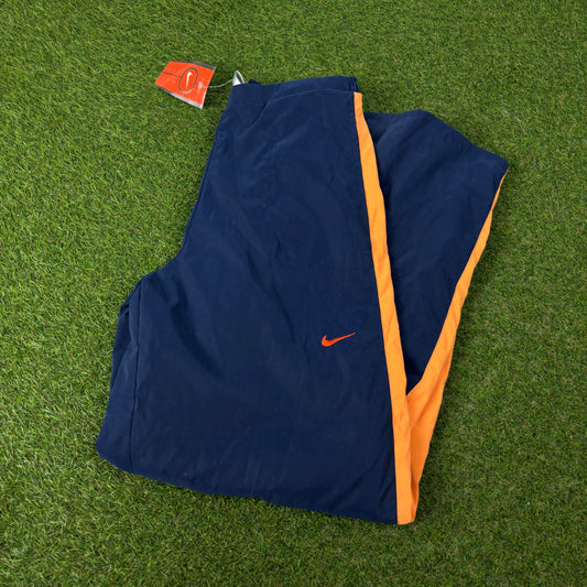 00s Nike Piping Joggers Blue Small