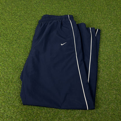 00s Nike Piping Joggers Blue XL