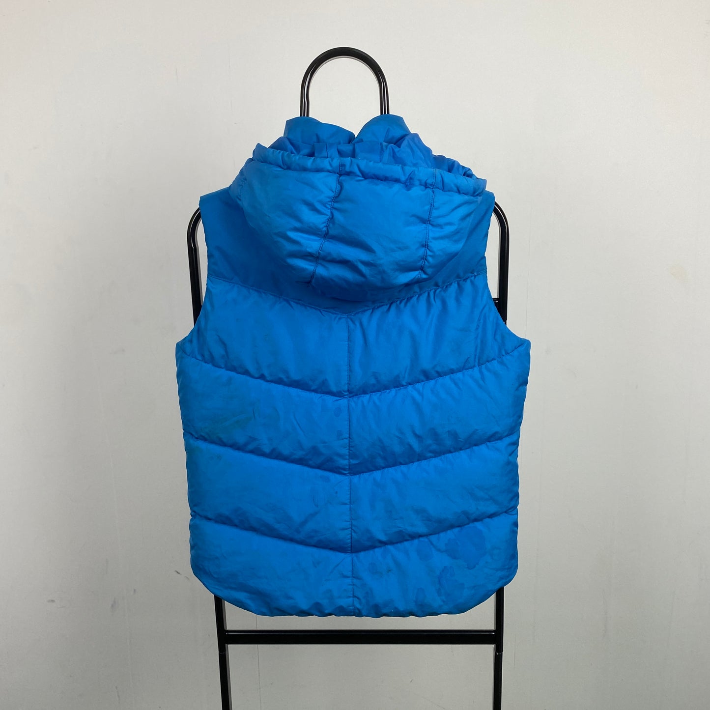 00s Nike Puffer Gilet Jacket Blue Medium