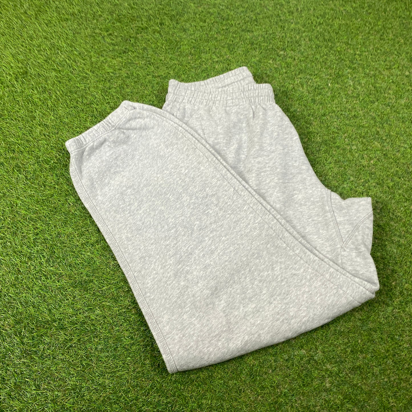 00s Nike Wide Leg Cotton Joggers Grey Medium