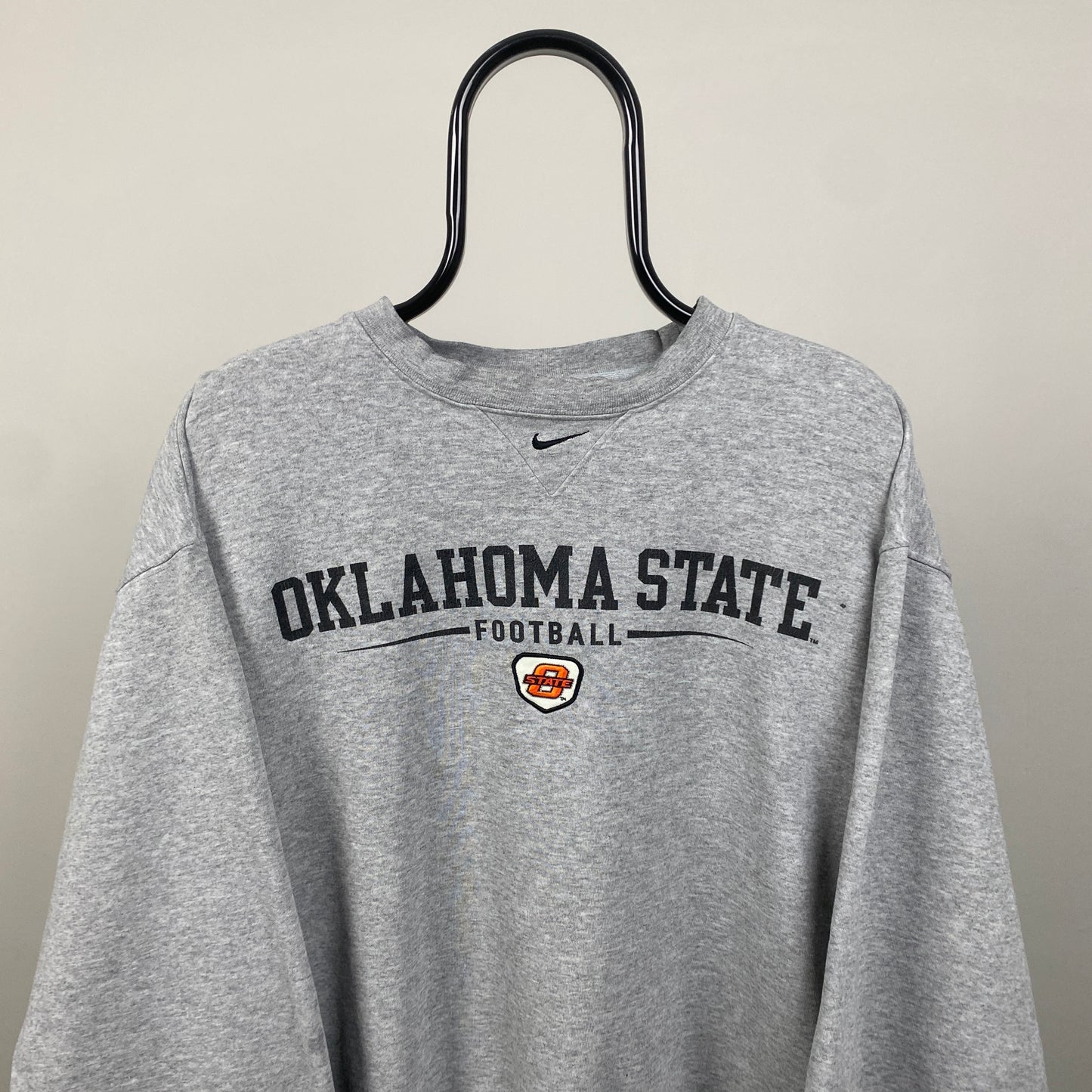 90s Nike Oklahoma State Sweatshirt Grey XL
