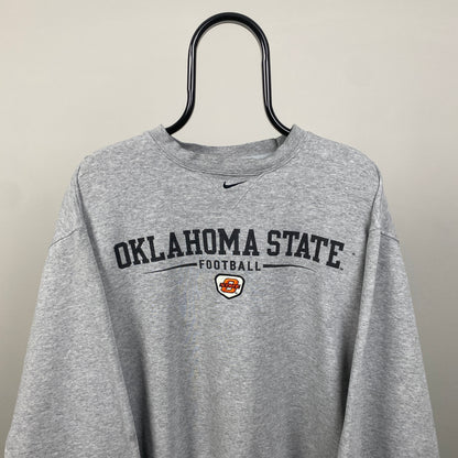 90s Nike Oklahoma State Sweatshirt Grey XL