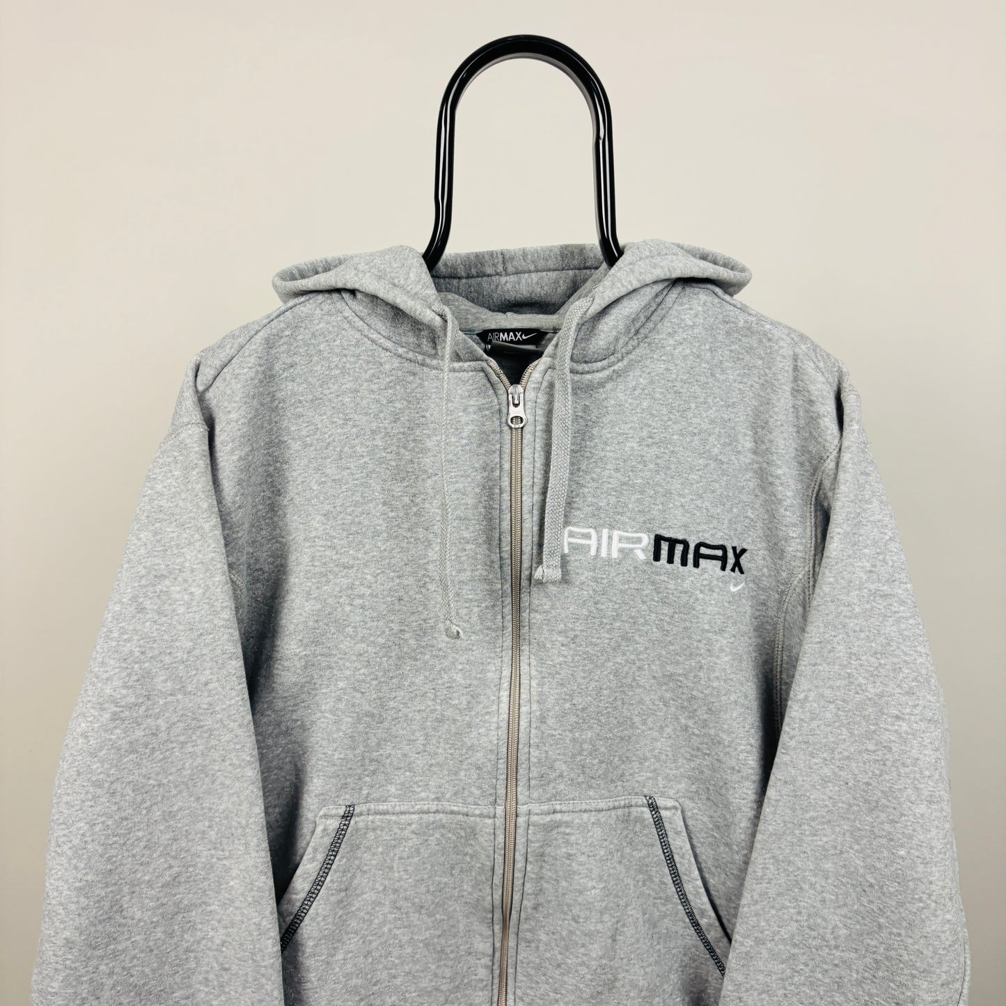 00s Nike Air Max Zip Hoodie Grey Large