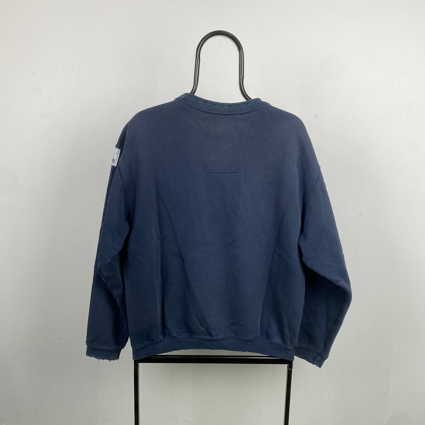 00s Adidas Equipment Sweatshirt Blue Small