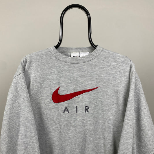 90s Nike Air Sweatshirt Grey Small