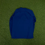 00s Nike Dri-Fit Tracksuit Jacket + Joggers Set Blue Small