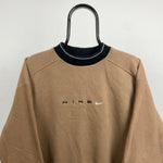 90s Nike Sweatshirt Brown Medium