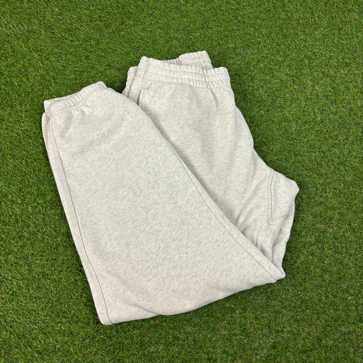 00s Nike Baggy Wide Leg Cotton Joggers Grey Medium