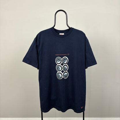 90s Nike Six Pack T-Shirt Blue Large