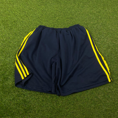 00s Adidas Fenerbahce Football Shorts Blue Large