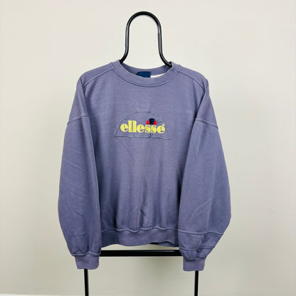 90s Ellesse Sweatshirt Purple Medium
