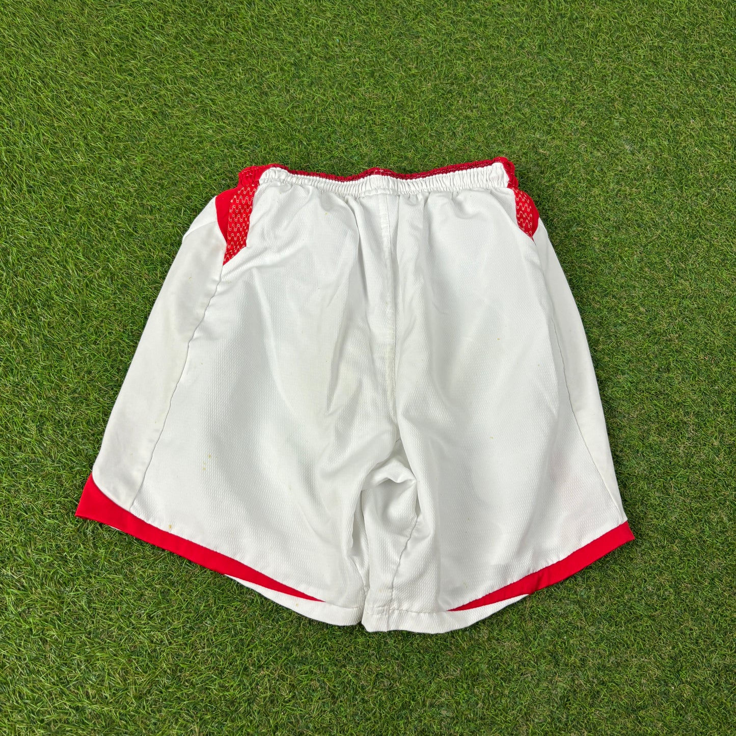 00s Umbro England Football Shorts White Small