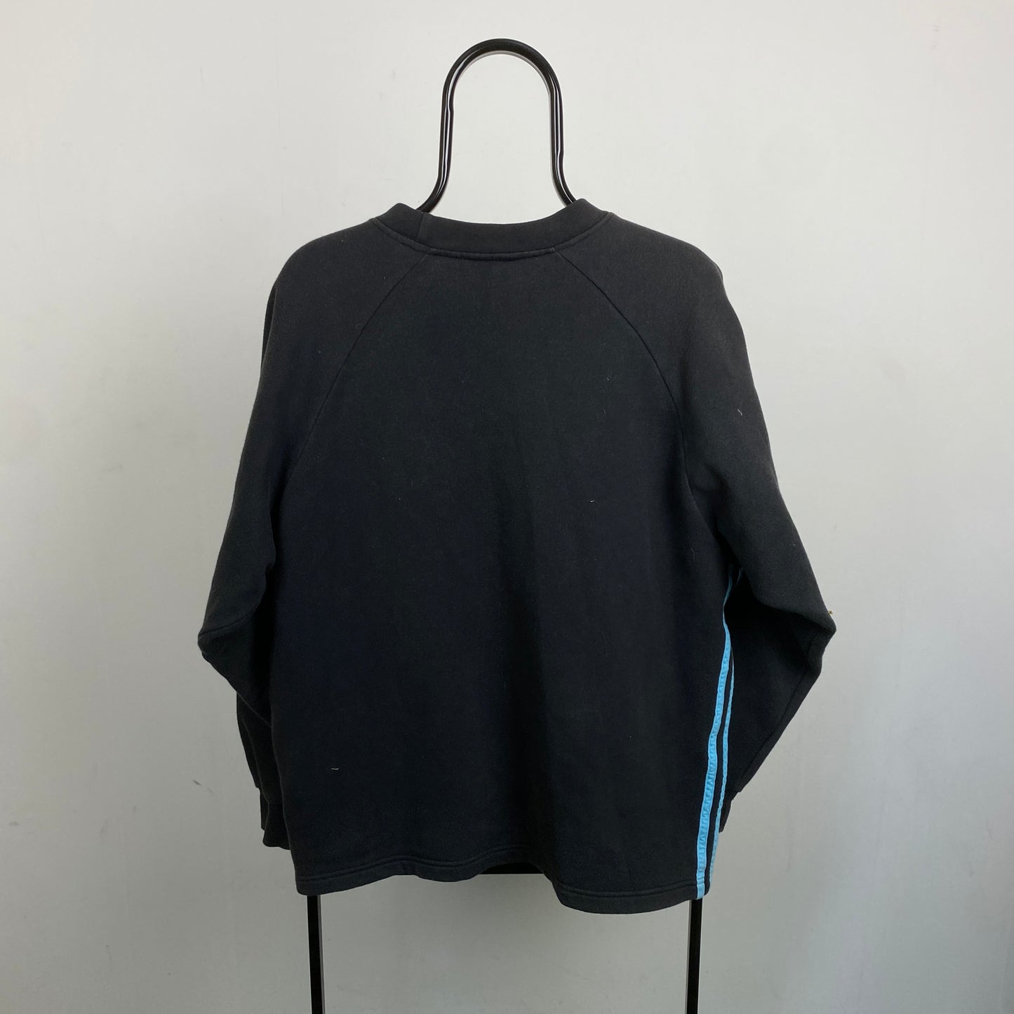 90s Adidas Marseille Football Sweatshirt Black Medium