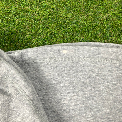 00s Nike Wide Leg Cotton Joggers Grey Small