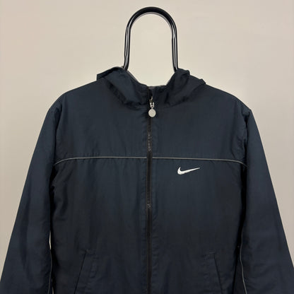 00s Nike Reversible Piping Jacket Black Small