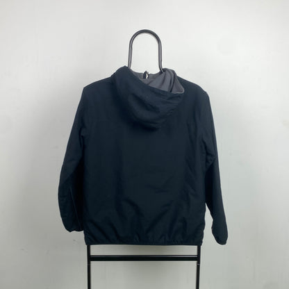 00s Nike Reversible Piping Fleece Coat Jacket Black XS