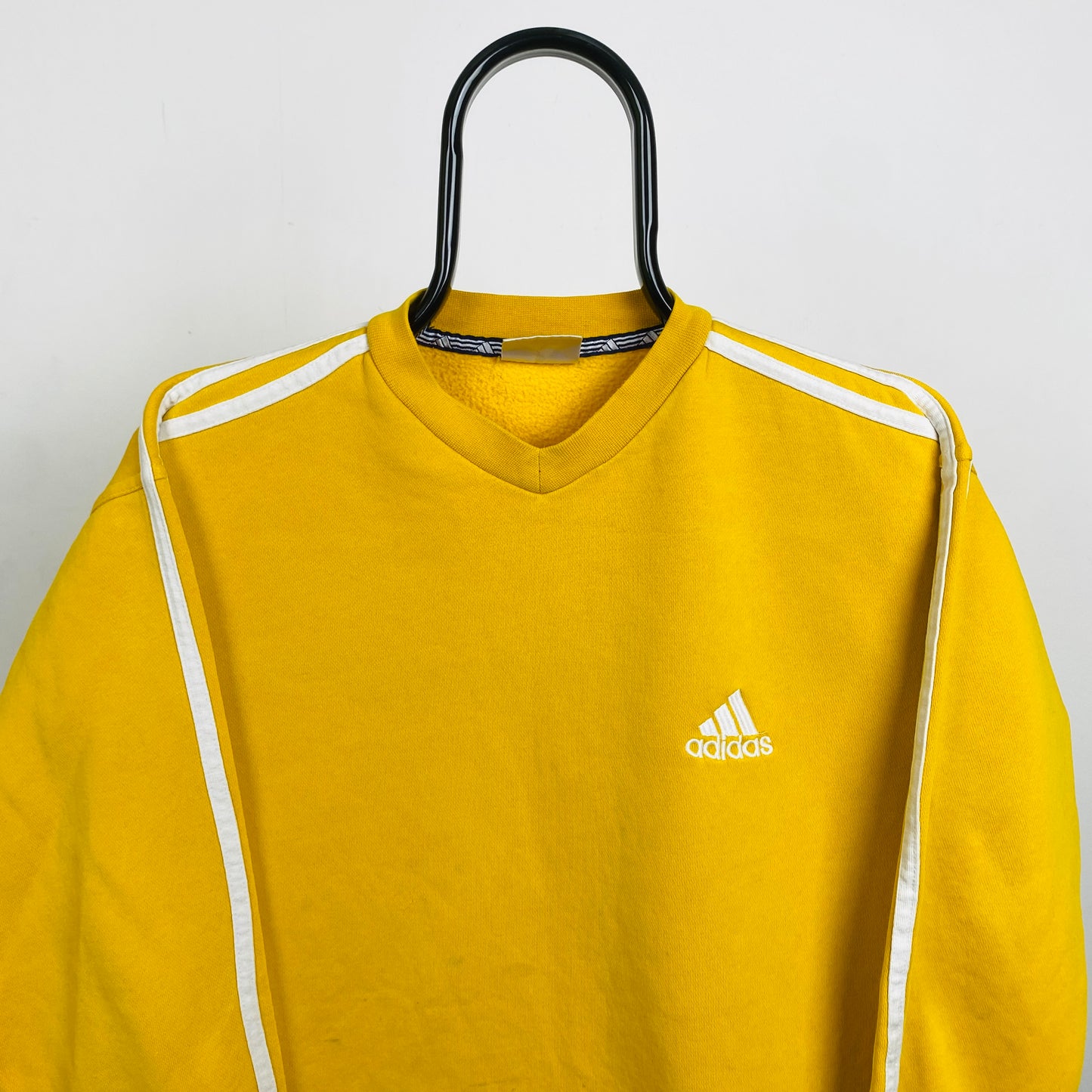 90s Adidas Sweatshirt Yellow XS