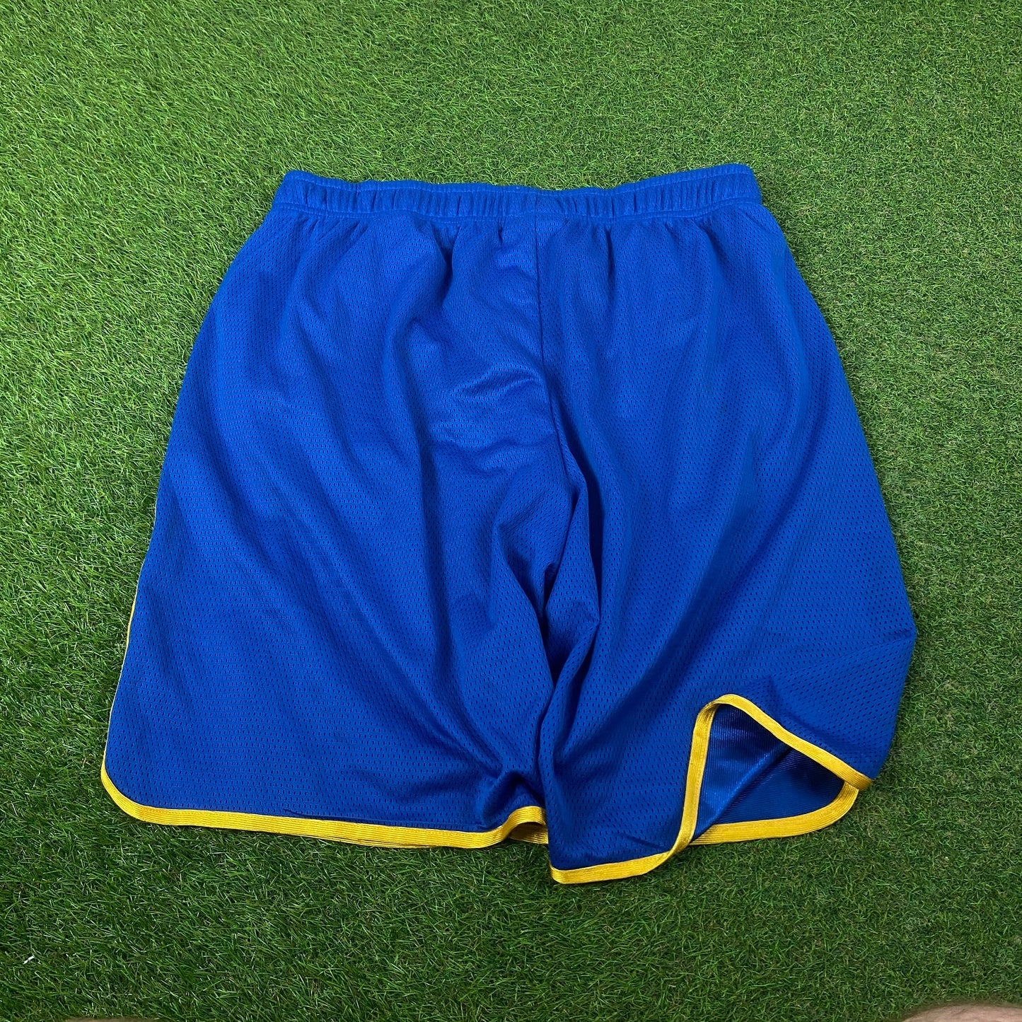 Retro Champion Basketball Shorts Blue XL
