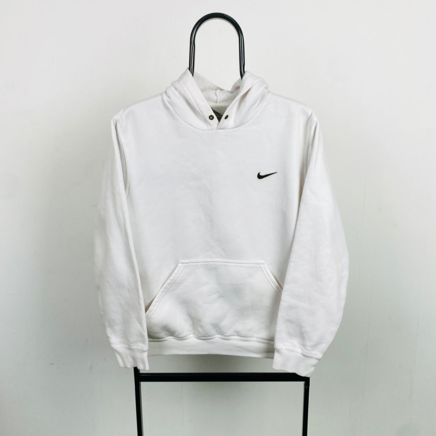 90s Nike Hoodie White Small