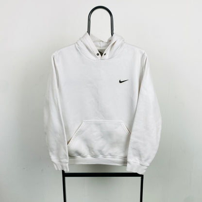 90s Nike Hoodie White Small