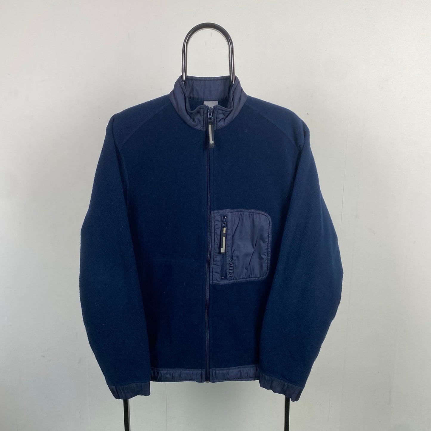 00s Nike Fleece Sweatshirt Blue Large