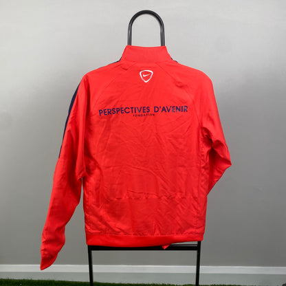 00s Nike Football Windbreaker Jacket Red Small