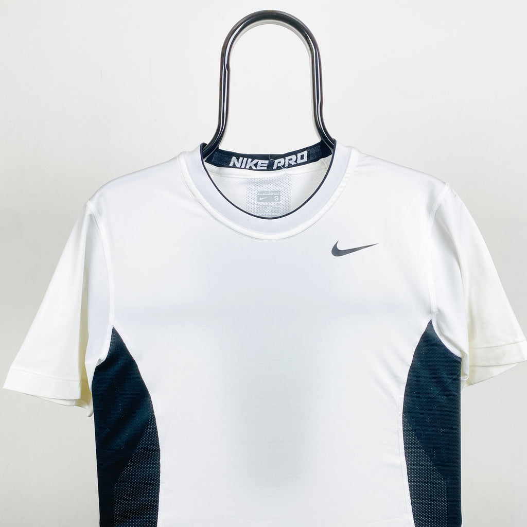 00s Nike Dri-Fit Gym T-Shirt White Small