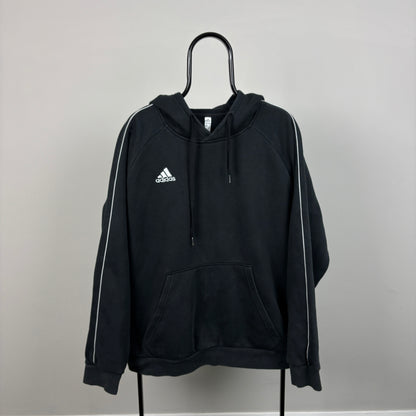 00s Adidas Hoodie Black XL