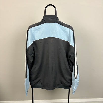 00s Adidas Windbreaker Jacket Blue Large