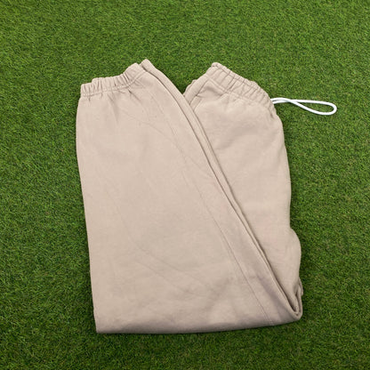 00s Nike NRG Cotton Joggers Brown Small