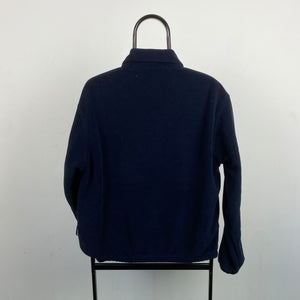 Retro Ralph Lauren Golf Fleece Sweatshirt Blue Medium