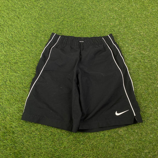 00s Nike Piping Shorts Black Small