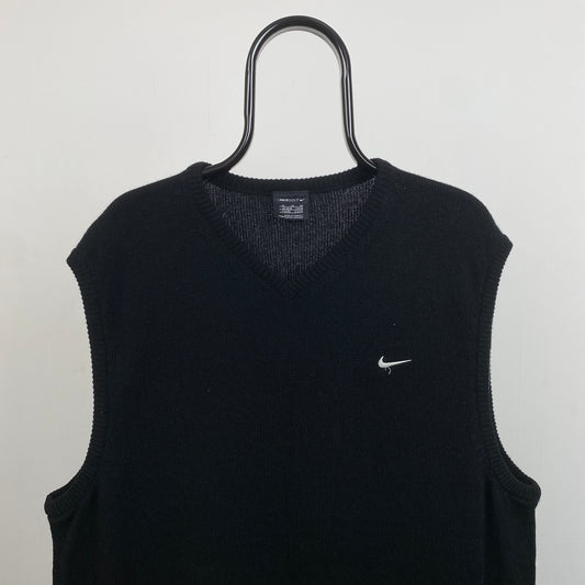 00s Nike Golf Sweater Vest Sweatshirt Black XL