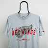 90s Nike Detroit Red Wings T-Shirt Grey Small