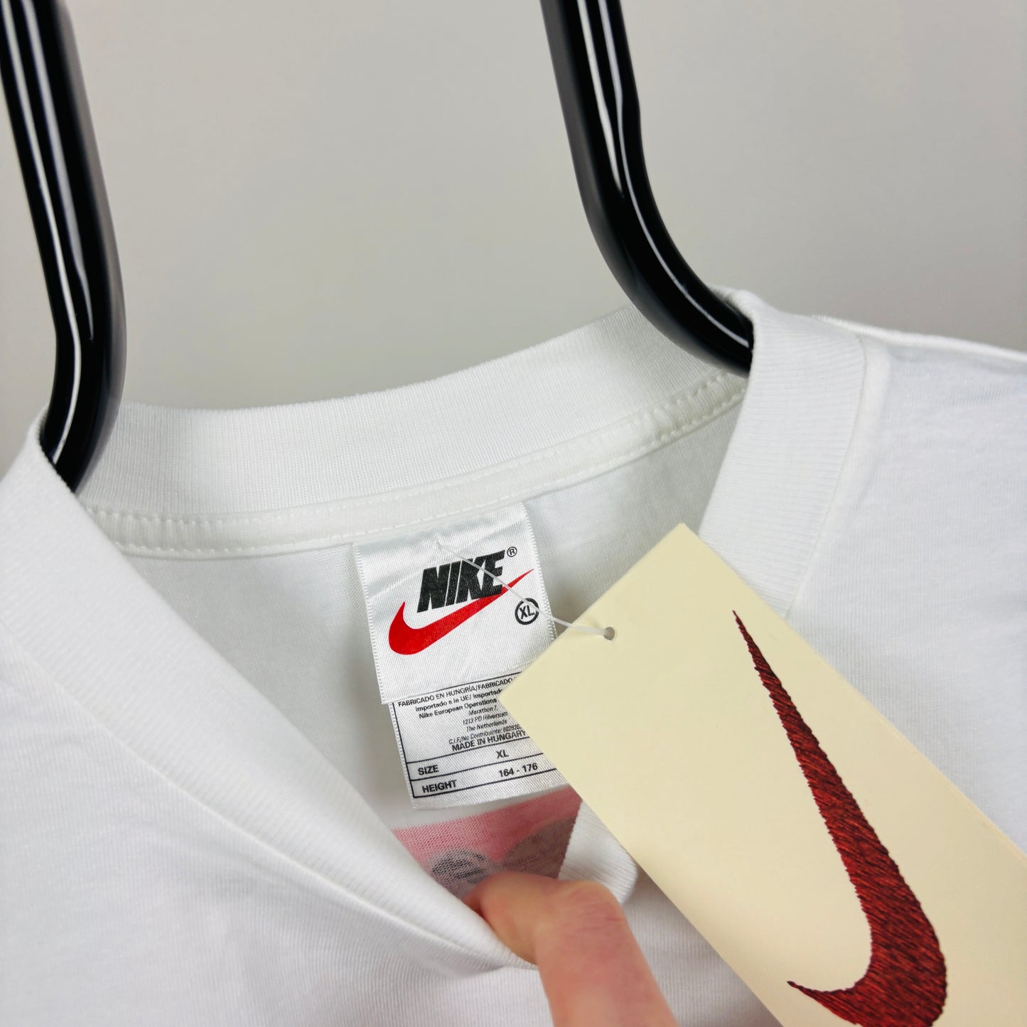 90s Nike Carlos Moya T-Shirt White Small