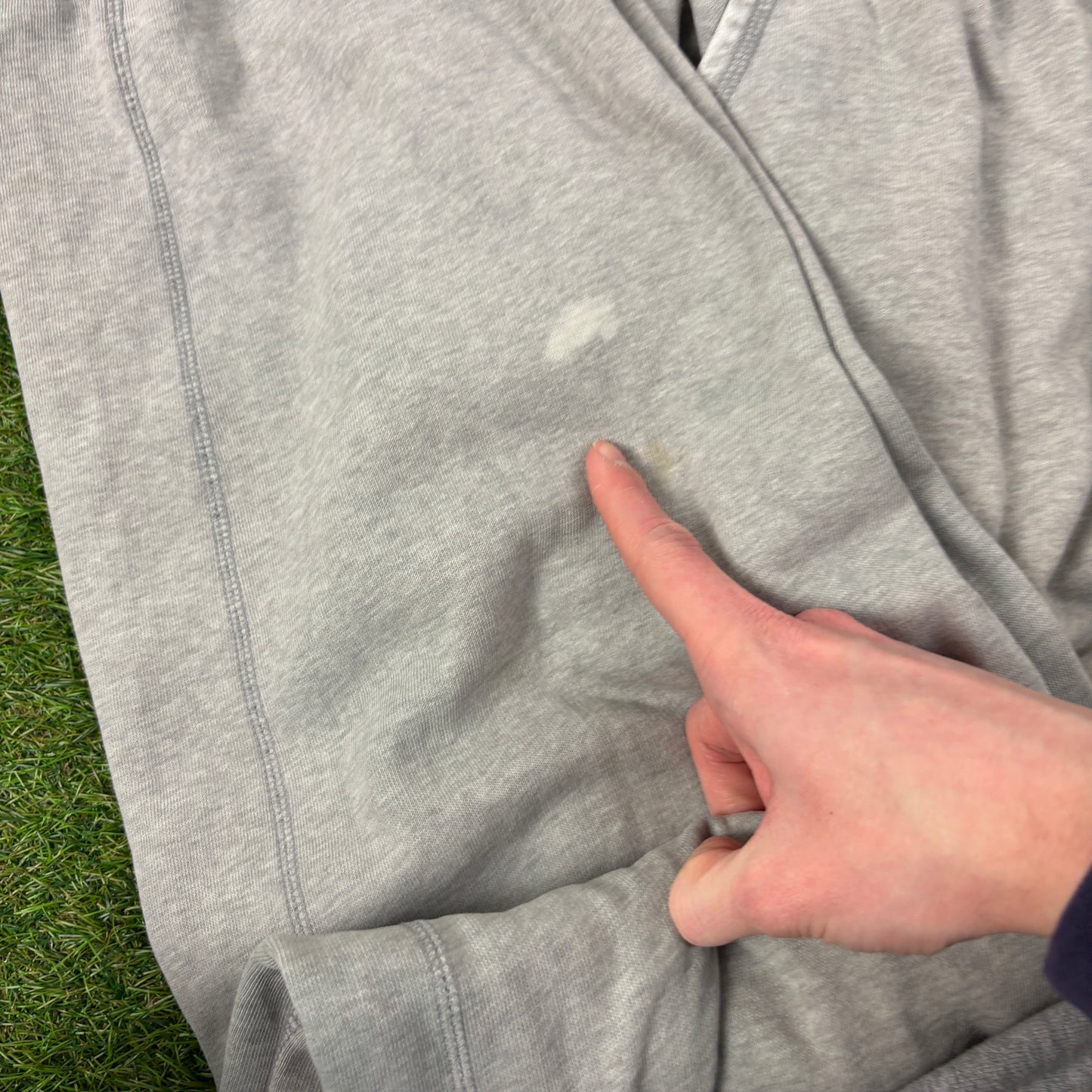 00s Nike Wide Cotton Joggers Grey Large