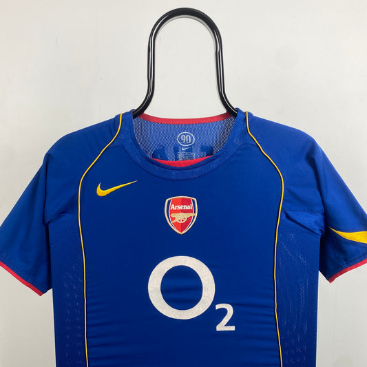 00s Nike Arsenal Henry Football Shirt T-Shirt Blue XS