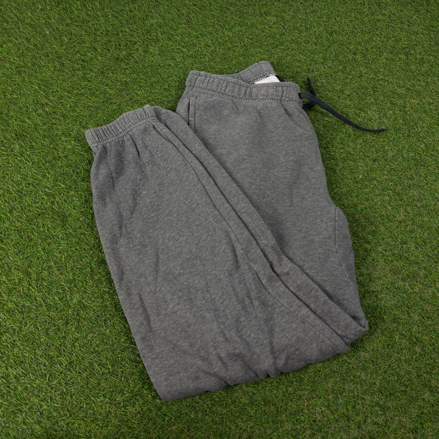 00s Nike Wide Leg Cotton Joggers Grey Small