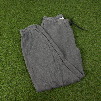 00s Nike Wide Leg Cotton Joggers Grey Small