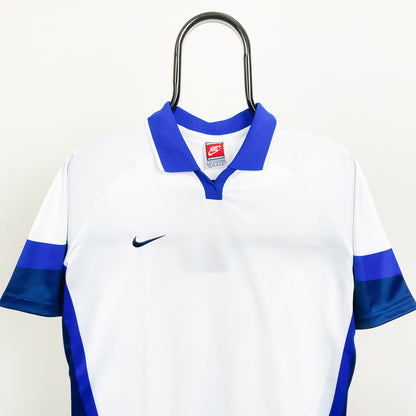 90s Nike Football Shirt T-Shirt White Medium