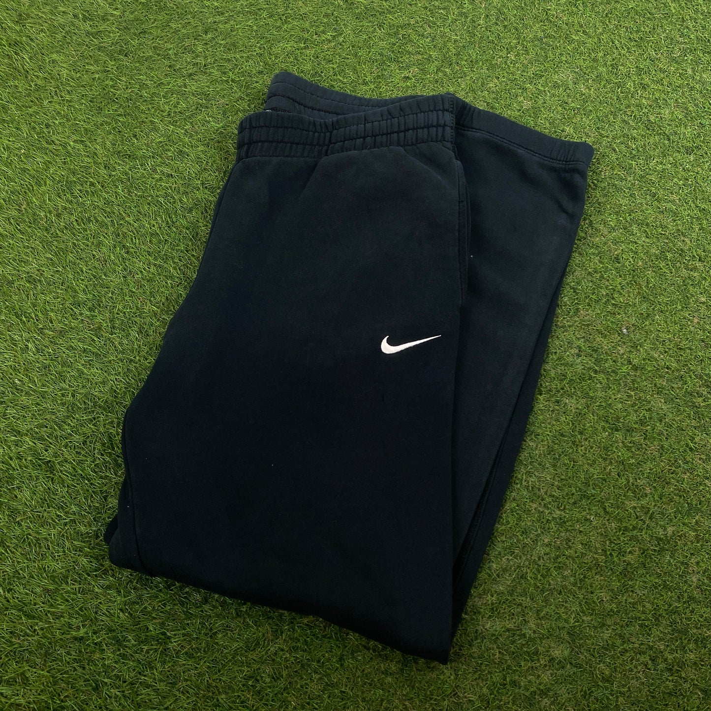 00s Nike Wide Leg Cotton Joggers Black Medium