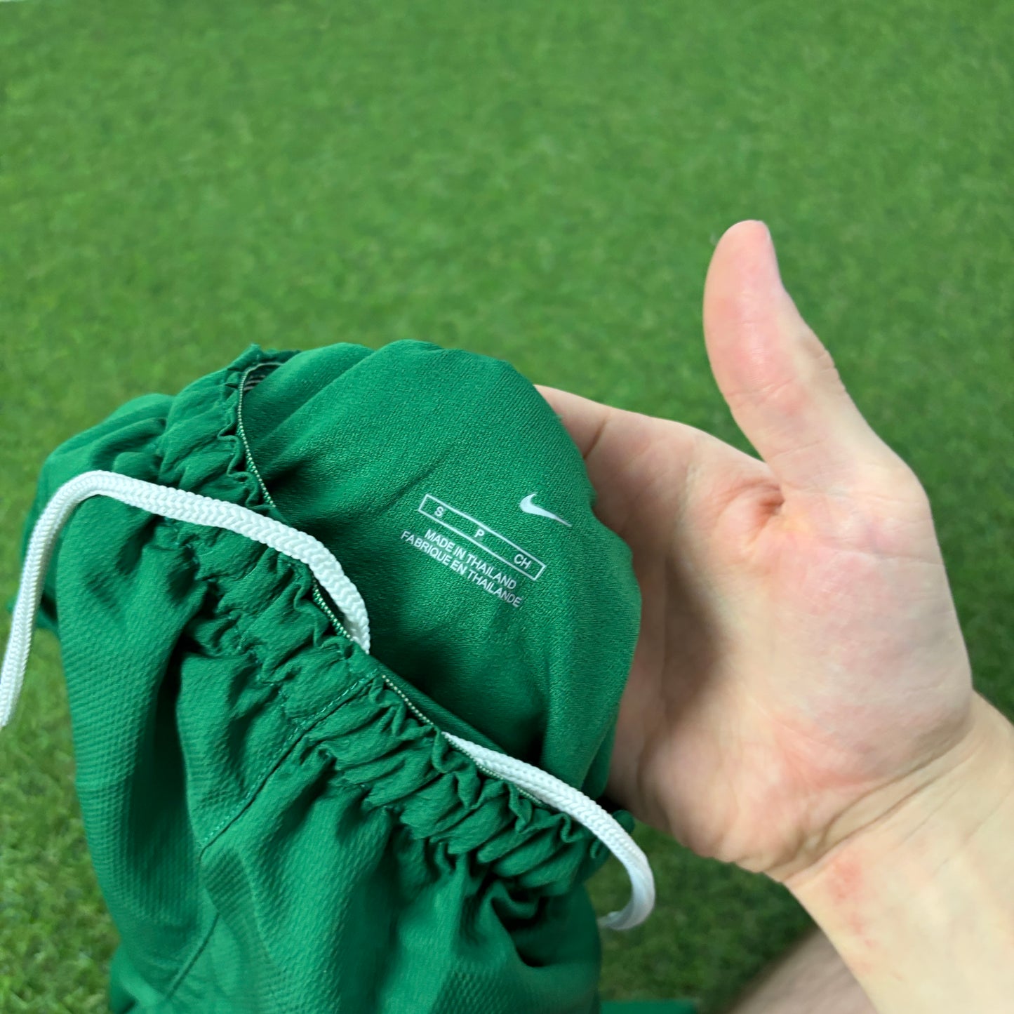 00s Nike T90 Mexico Football Shorts Green Small