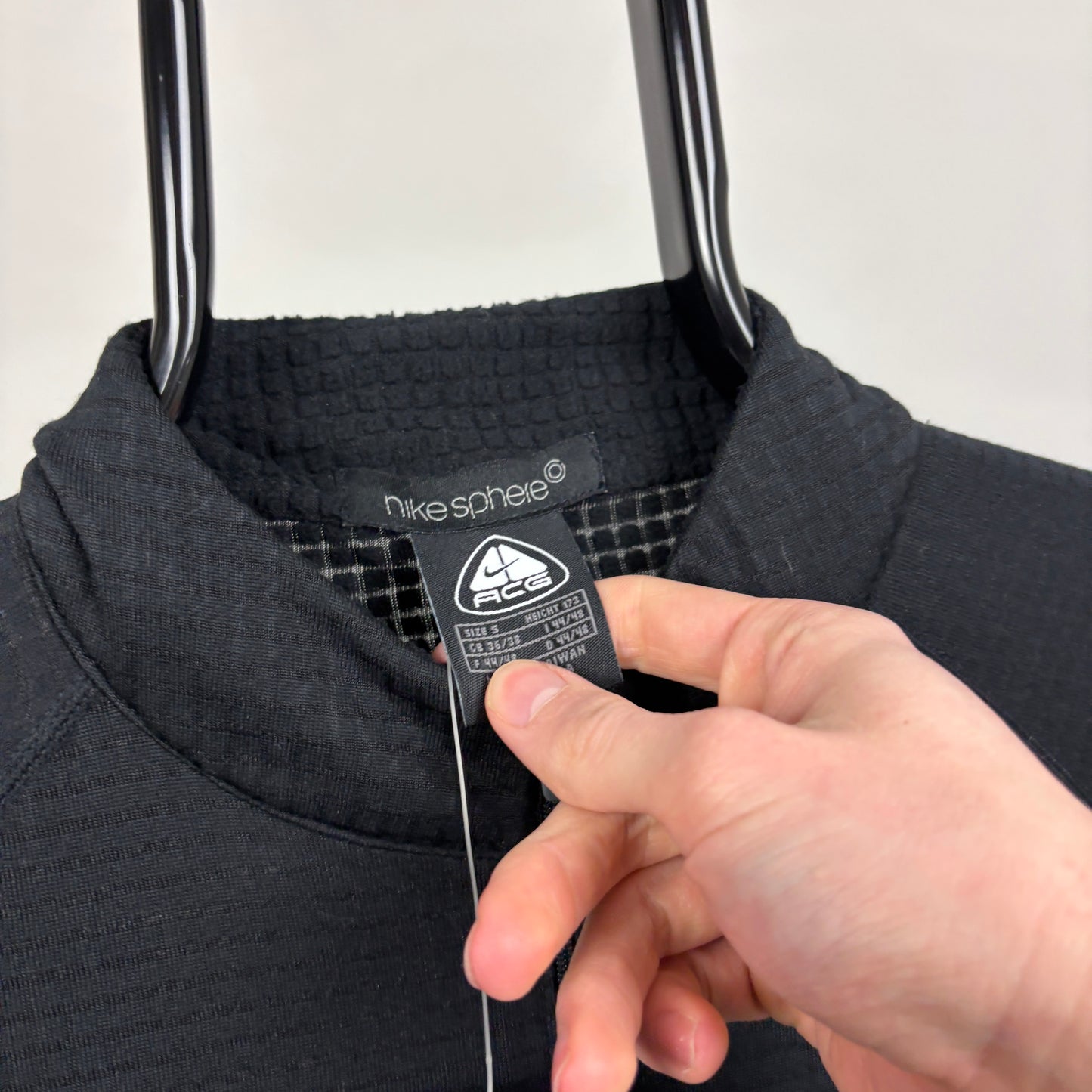 00s Nike ACG Fleece Base-layer Sweatshirt Black Small
