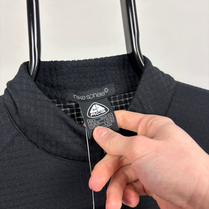 00s Nike ACG Fleece Base-layer Sweatshirt Black Small