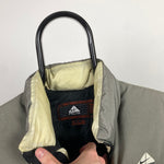 90s Nike ACG Puffer Gilet Jacket Black Small