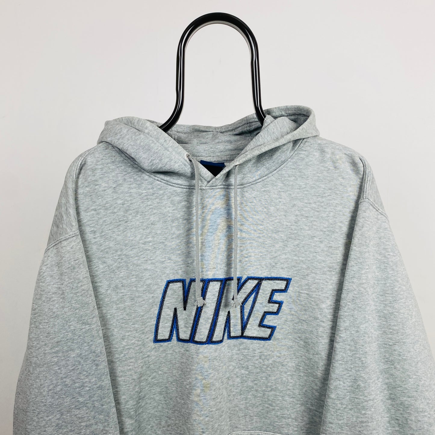 00s Nike Heavyweight Hoodie Grey XXL